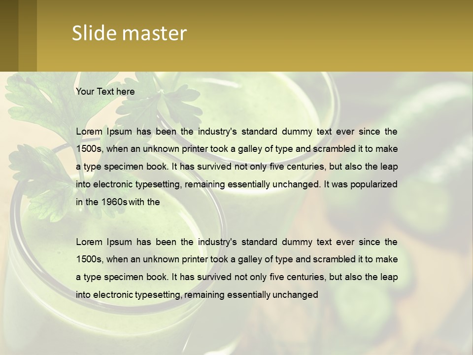 Vegetable Fresh PowerPoint Template