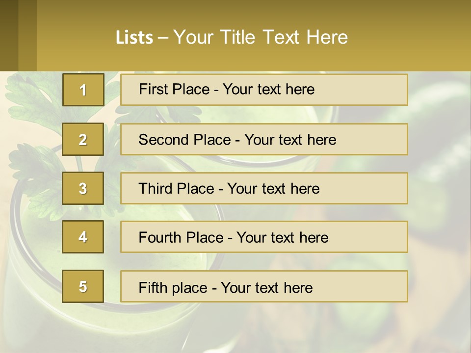 Vegetable Fresh PowerPoint Template