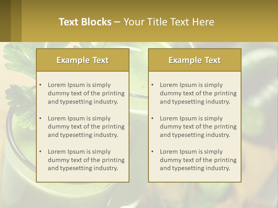 Vegetable Fresh PowerPoint Template