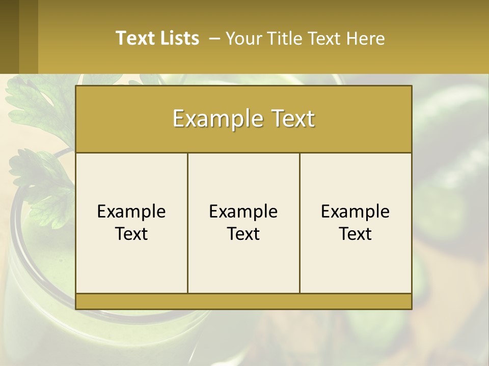 Vegetable Fresh PowerPoint Template