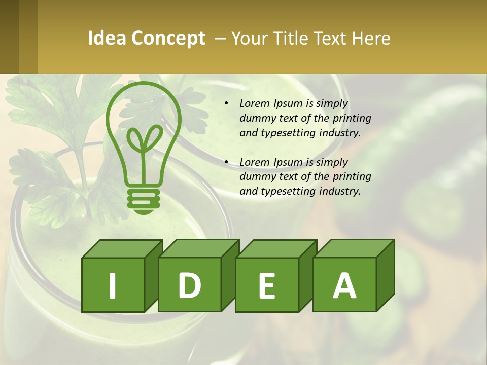 Vegetable Fresh PowerPoint Template