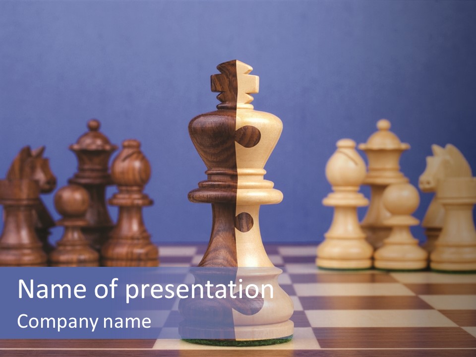 Chess Board PowerPoint Template