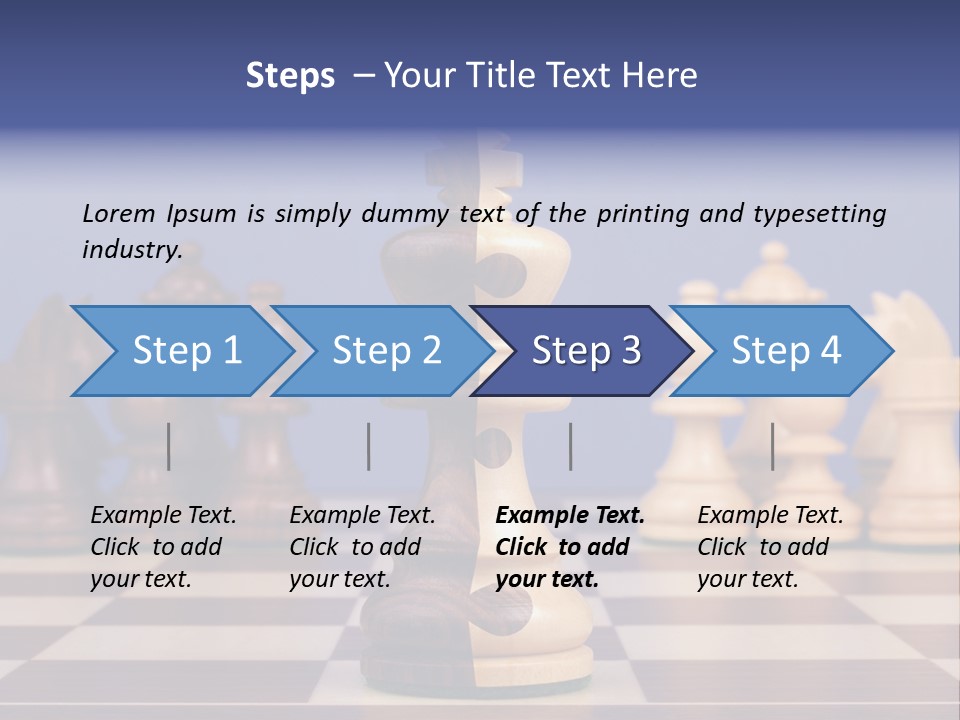 Chess Board PowerPoint Template