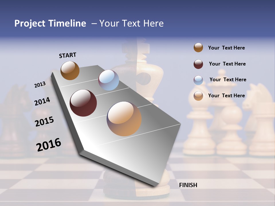 Chess Board PowerPoint Template