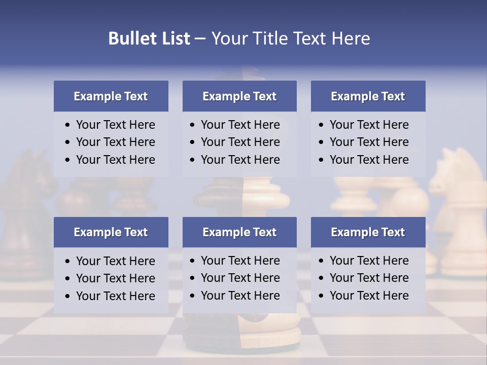 Chess Board PowerPoint Template
