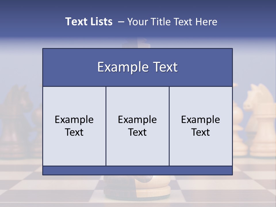 Chess Board PowerPoint Template