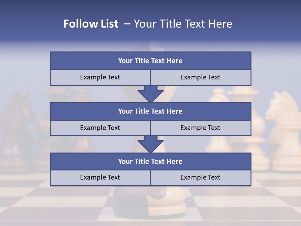 Chess Board PowerPoint Template