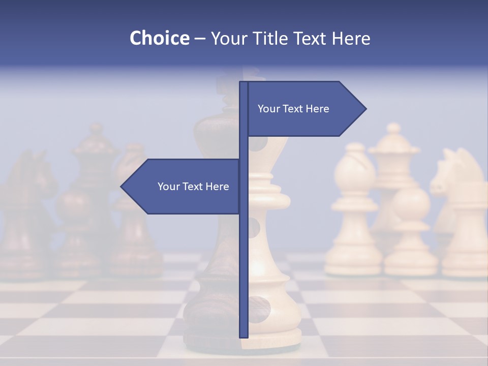 Chess Board PowerPoint Template