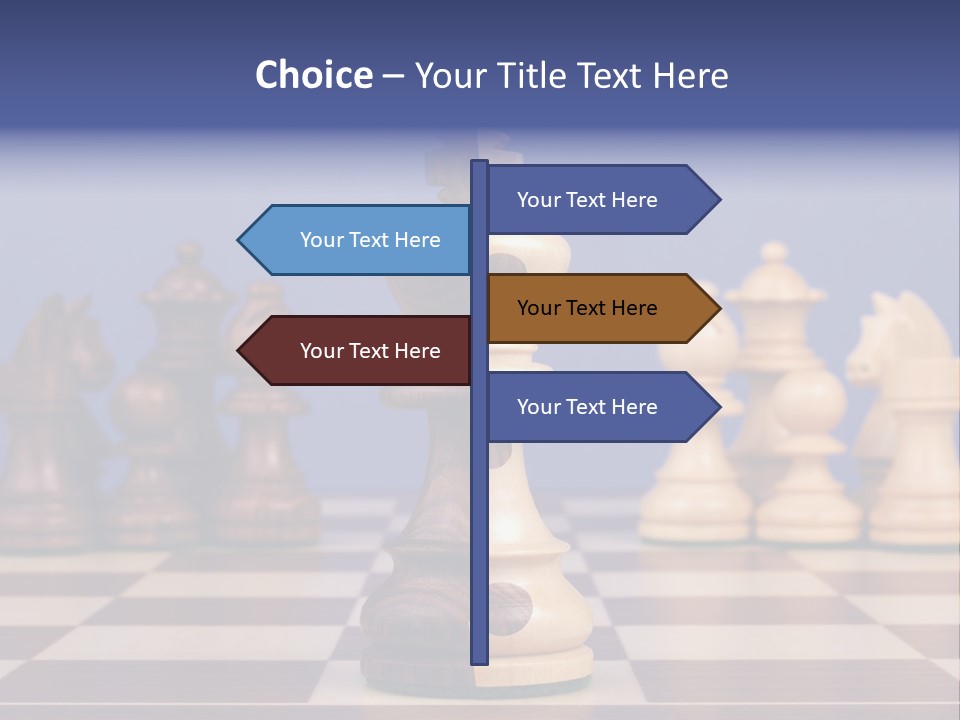 Chess Board PowerPoint Template