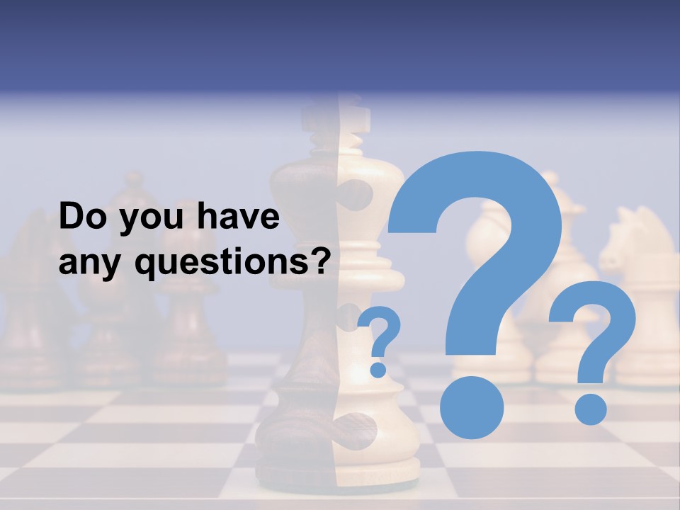 Chess Board PowerPoint Template