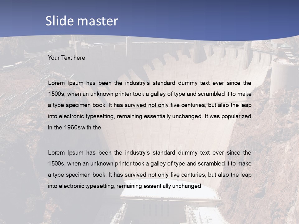 Dam PowerPoint Template