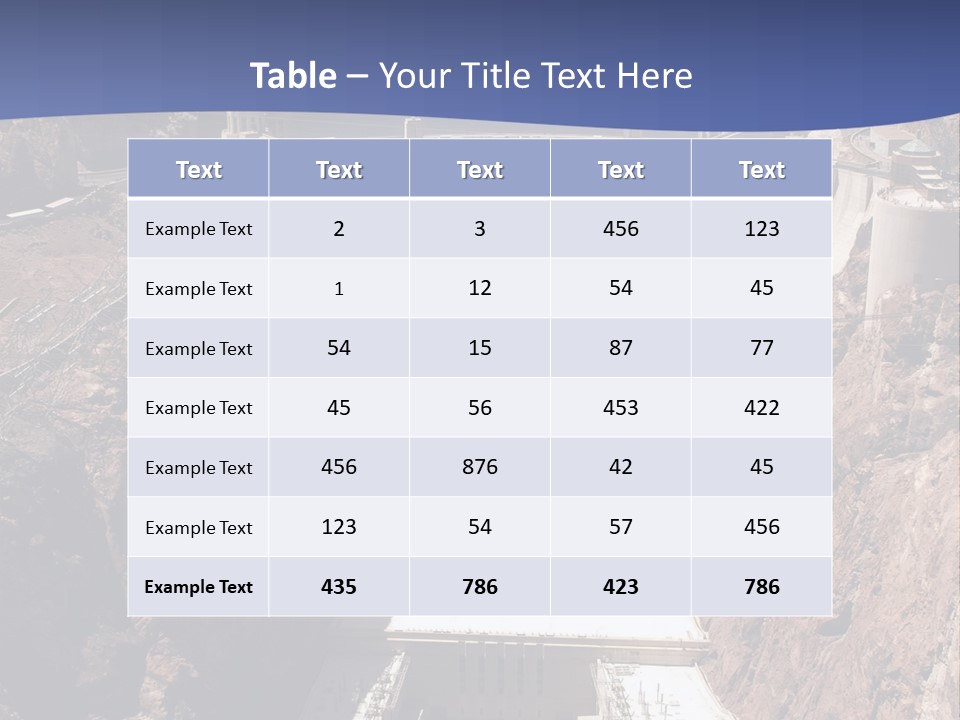 Dam PowerPoint Template