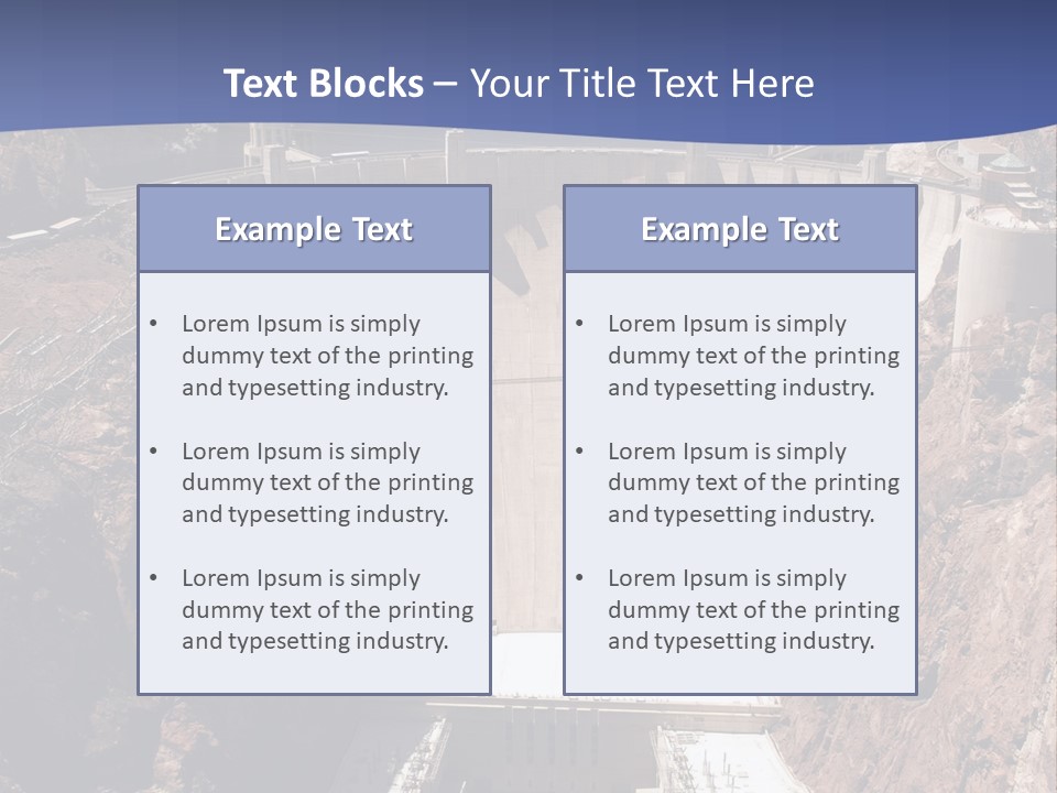 Dam PowerPoint Template