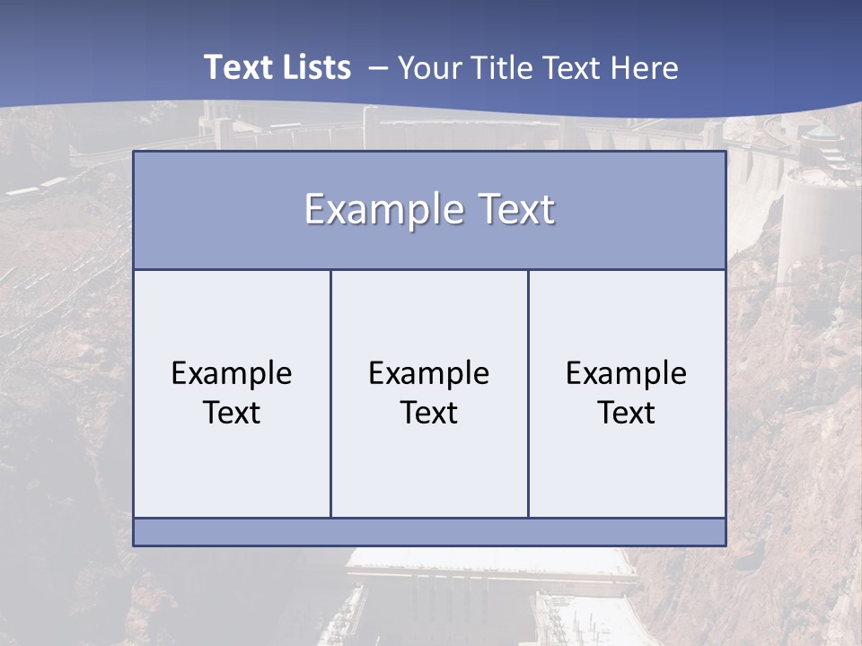 Dam PowerPoint Template