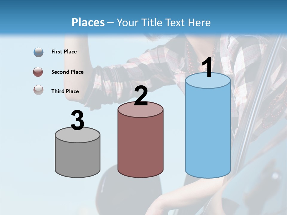 The Girl In The Car PowerPoint Template