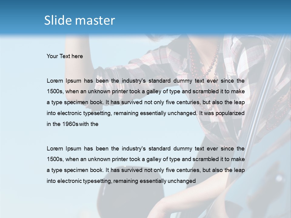 The Girl In The Car PowerPoint Template