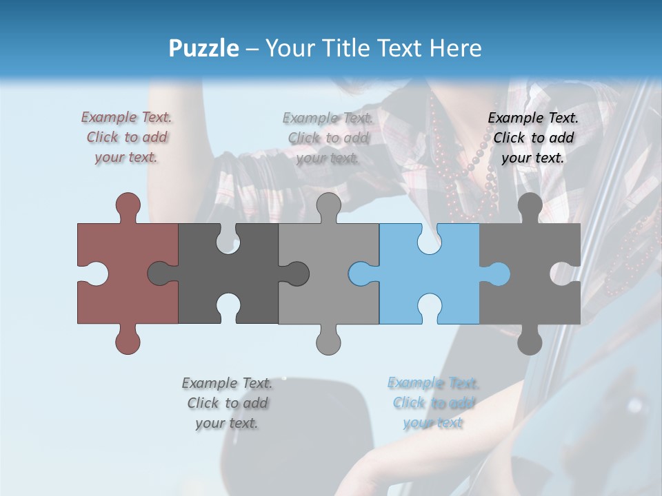 The Girl In The Car PowerPoint Template