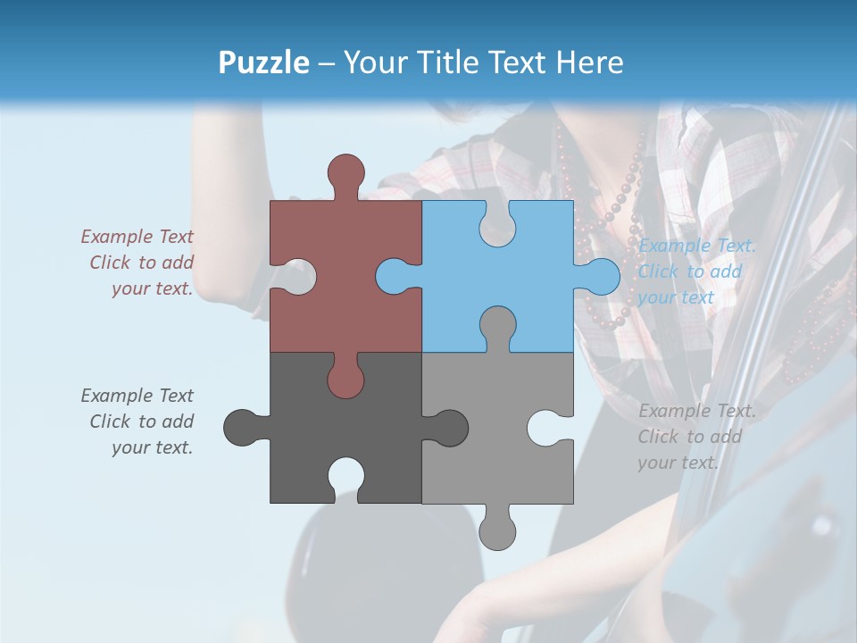 The Girl In The Car PowerPoint Template