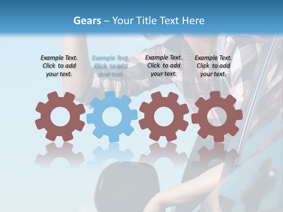 The Girl In The Car PowerPoint Template