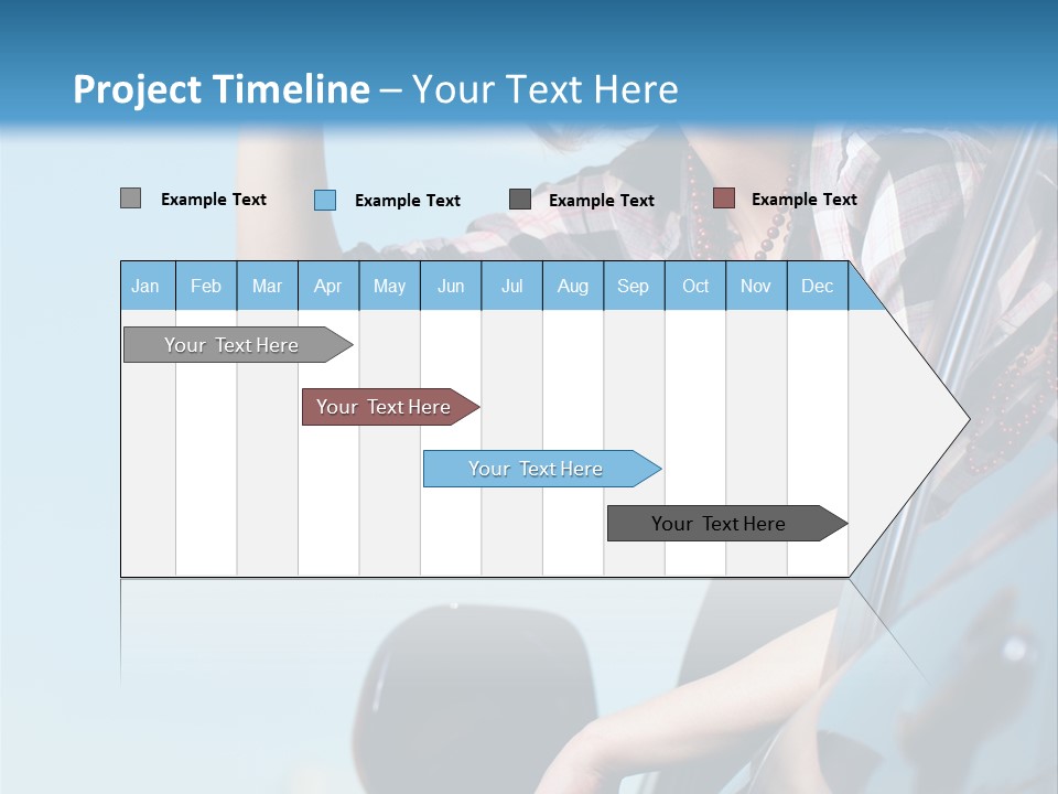 The Girl In The Car PowerPoint Template