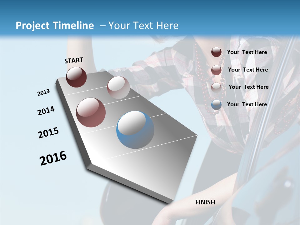 The Girl In The Car PowerPoint Template