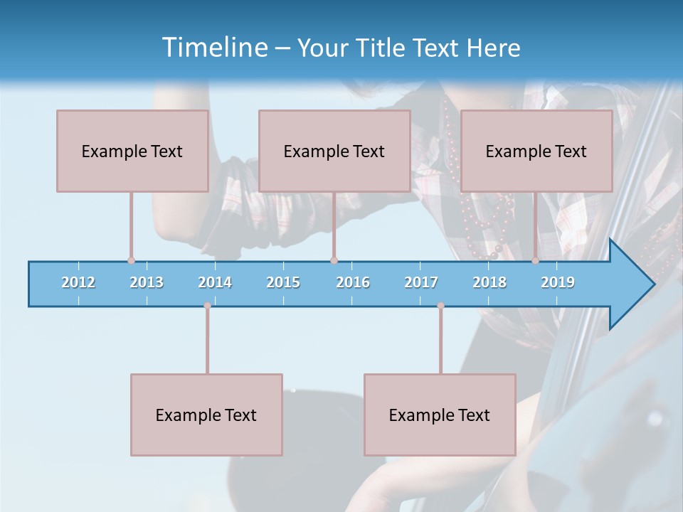 The Girl In The Car PowerPoint Template