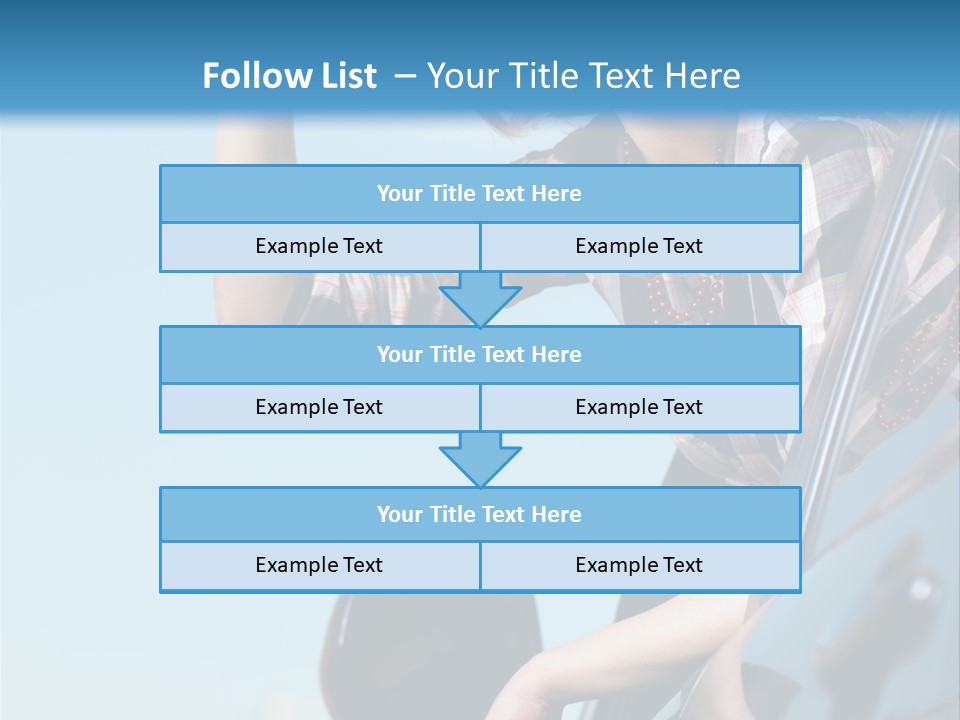 The Girl In The Car PowerPoint Template
