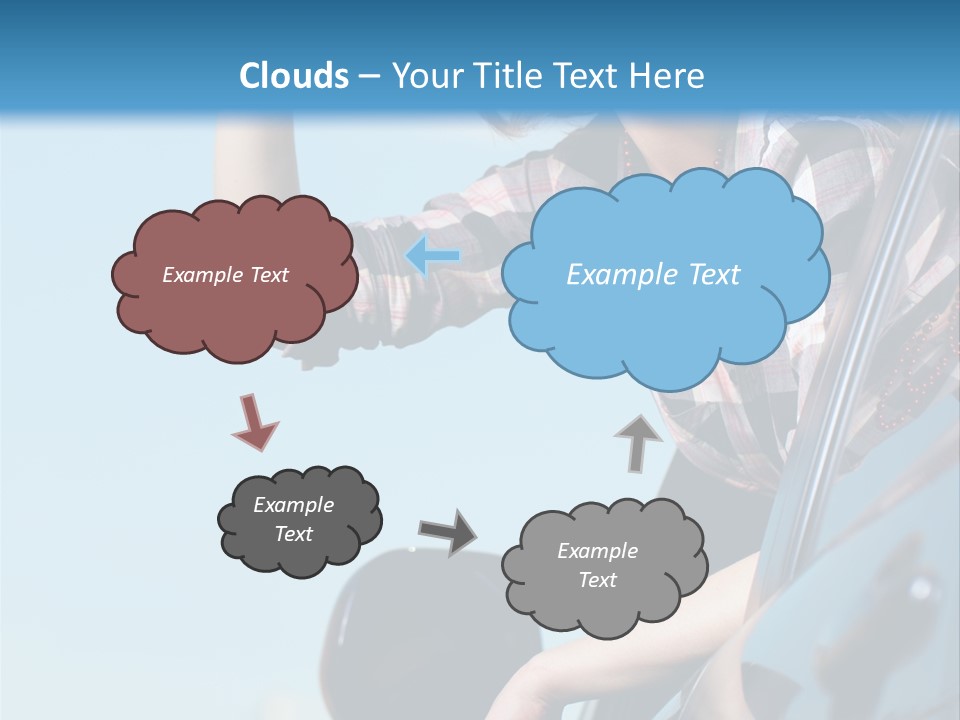 The Girl In The Car PowerPoint Template