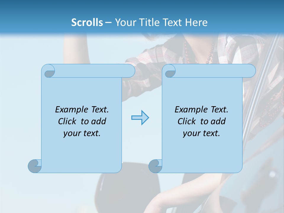 The Girl In The Car PowerPoint Template
