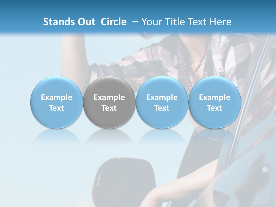 The Girl In The Car PowerPoint Template