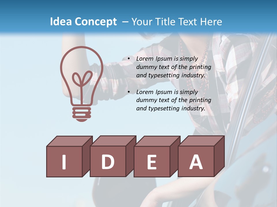 The Girl In The Car PowerPoint Template