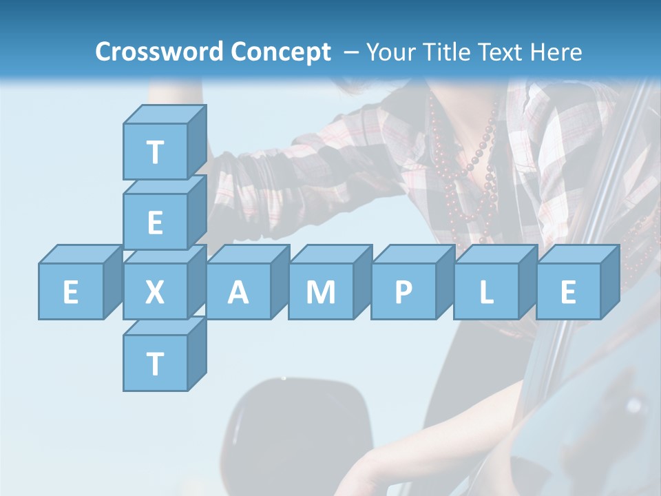 The Girl In The Car PowerPoint Template