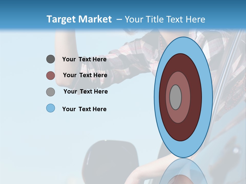 The Girl In The Car PowerPoint Template