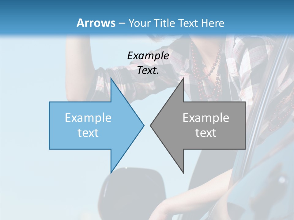 The Girl In The Car PowerPoint Template