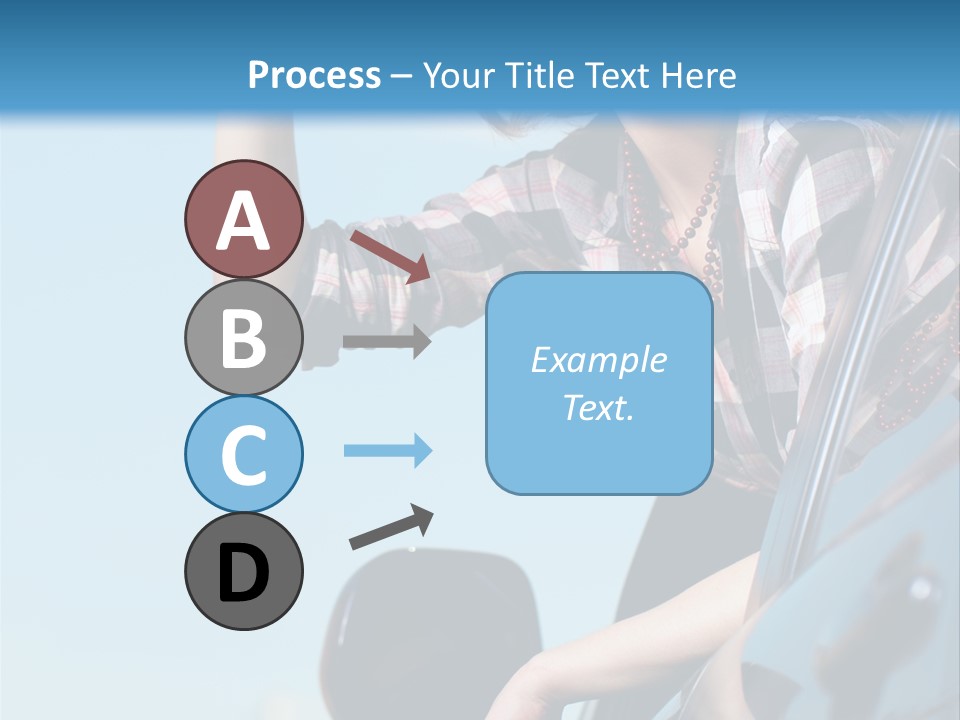 The Girl In The Car PowerPoint Template