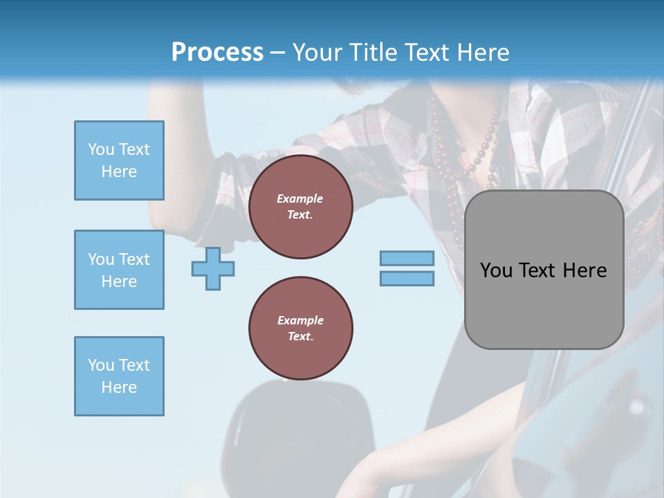 The Girl In The Car PowerPoint Template