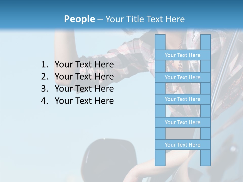 The Girl In The Car PowerPoint Template