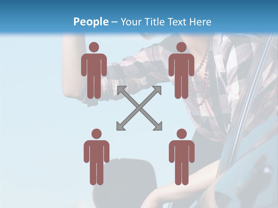 The Girl In The Car PowerPoint Template