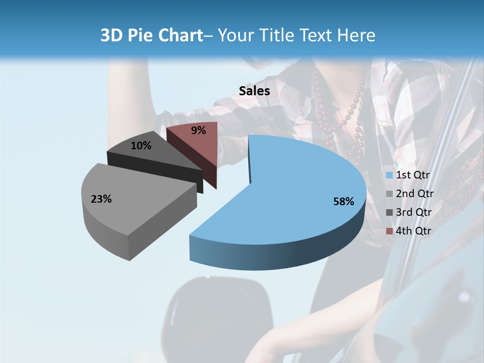 The Girl In The Car PowerPoint Template