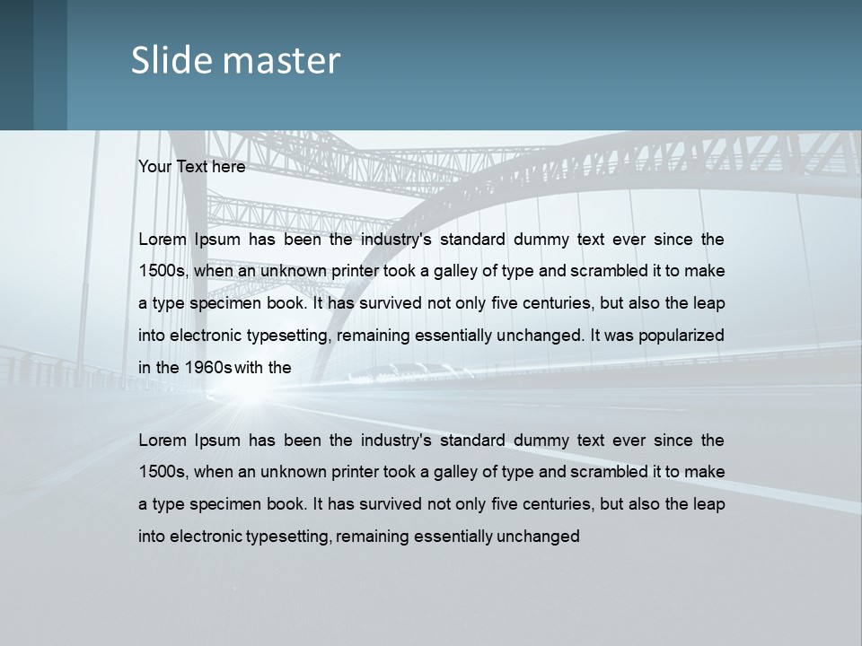 Bridge PowerPoint Template