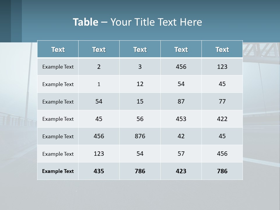 Bridge PowerPoint Template