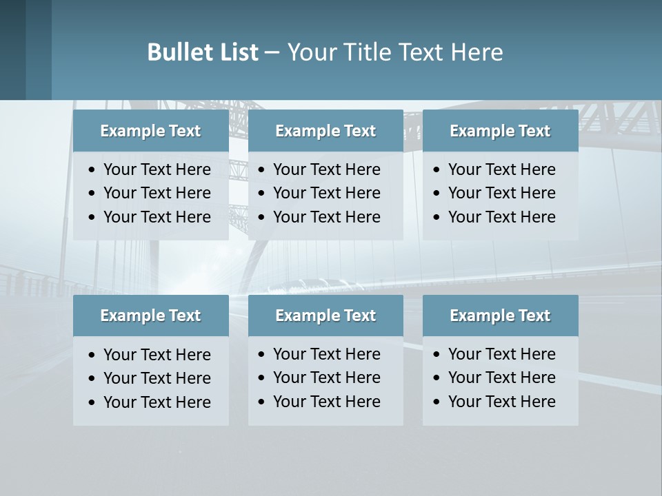 Bridge PowerPoint Template