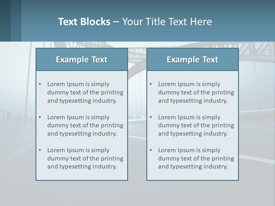 Bridge PowerPoint Template