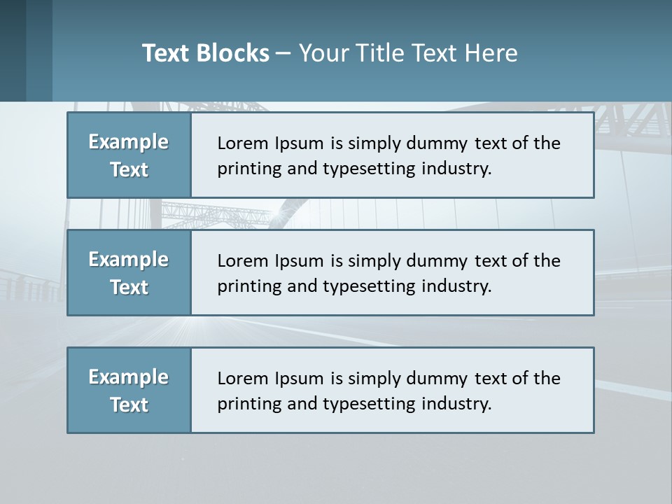 Bridge PowerPoint Template