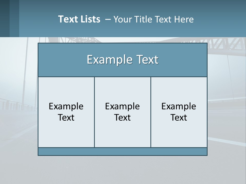 Bridge PowerPoint Template