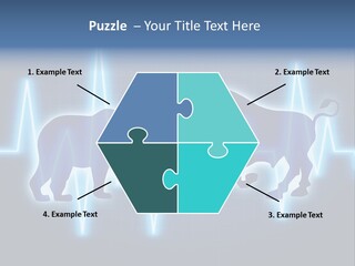 Bitcoin Is A Fight Between Bears And Bulls PowerPoint Template