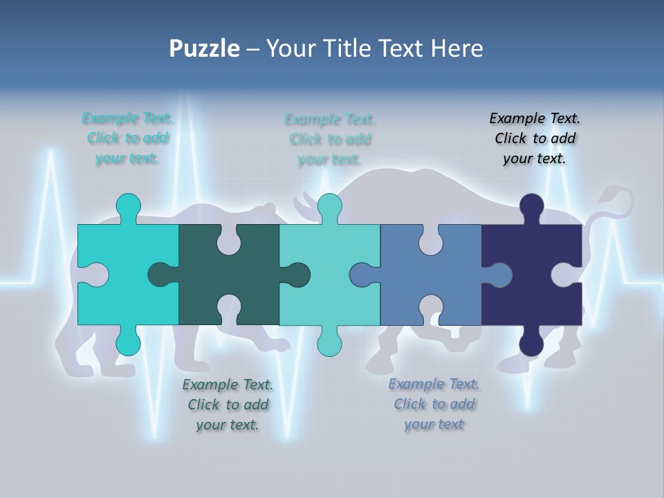 Bitcoin Is A Fight Between Bears And Bulls PowerPoint Template
