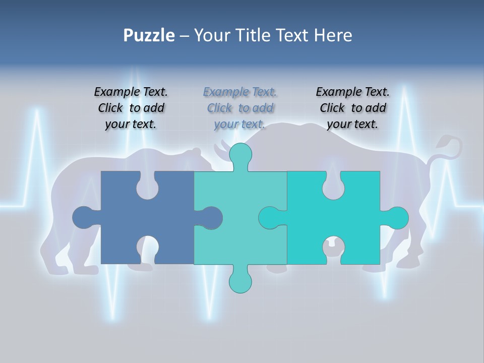 Bitcoin Is A Fight Between Bears And Bulls PowerPoint Template