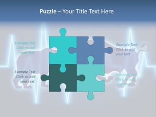 Bitcoin Is A Fight Between Bears And Bulls PowerPoint Template