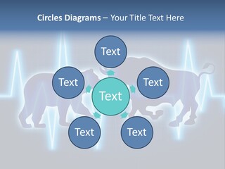 Bitcoin Is A Fight Between Bears And Bulls PowerPoint Template